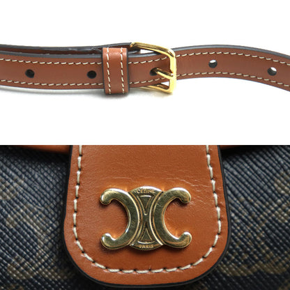 CELINE セリーヌ ミニ ブザス ショルダーバッグ タン 196702BZJ.04LU レディース【中古】【美品】