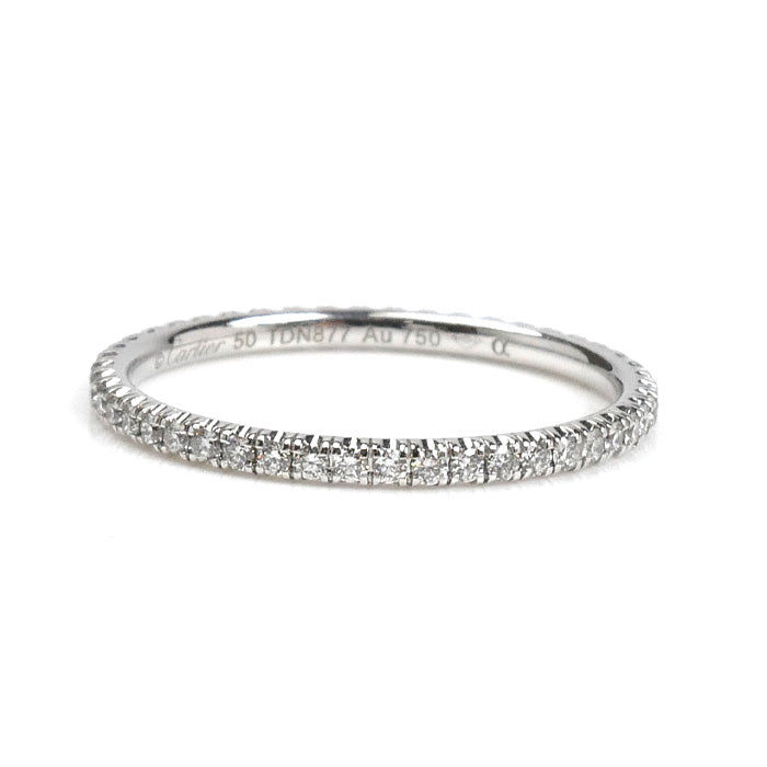 CARTIER カルティエ K18WG ホワイトゴールド エタンセル ダイヤモンド リング・指輪 B4210450 10号 50 1.1g レディース【中古】【美品】
