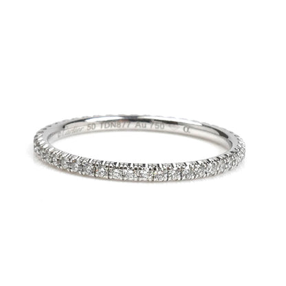 CARTIER カルティエ K18WG ホワイトゴールド エタンセル ダイヤモンド リング・指輪 B4210450 10号 50 1.1g レディース【中古】【美品】