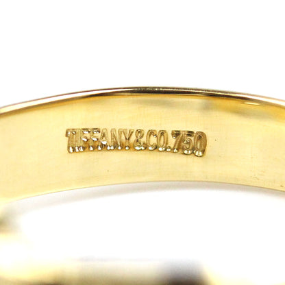 TIFFANY&Co. ティファニー K18YG イエローゴールド スタッキング ダイヤモンド リング・指輪 9.5号 4.1g レディース【中古】【美品】