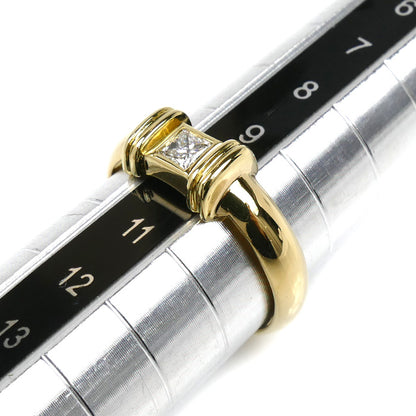 TIFFANY&Co. ティファニー K18YG イエローゴールド スタッキング ダイヤモンド リング・指輪 9.5号 4.1g レディース【中古】【美品】