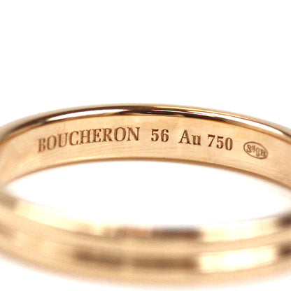 Boucheron ブシュロン K18PG ピンクゴールド ゴドロン リング・指輪 JAL00009 15.5号 56 3.7g レディース【中古】【美品】