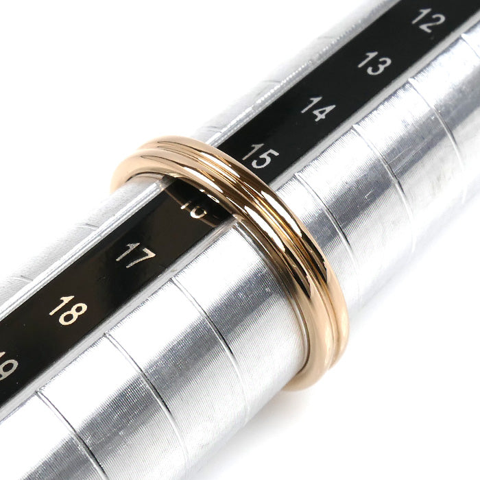 Boucheron ブシュロン K18PG ピンクゴールド ゴドロン リング・指輪 JAL00009 15.5号 56 3.7g レディース【中古】【美品】