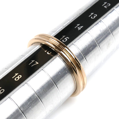 Boucheron ブシュロン K18PG ピンクゴールド ゴドロン リング・指輪 JAL00009 15.5号 56 3.7g レディース【中古】【美品】