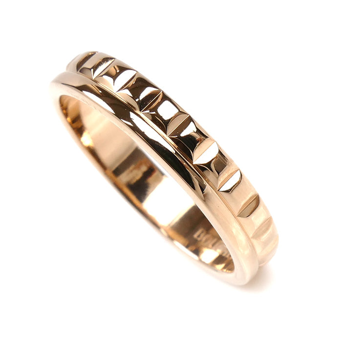 Boucheron ブシュロン K18PG ピンクゴールド キャトル ラディアント ハーフ リング・指輪 JAL00249 14号 54 4.1g レディース【中古】【美品】