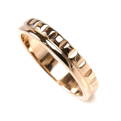 Boucheron ブシュロン K18PG ピンクゴールド キャトル ラディアント ハーフ リング・指輪 JAL00249 14号 54 4.1g レディース【中古】【美品】