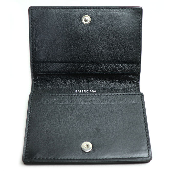 BALENCIAGA バレンシアガ エブリディ カードケース ブラック 645508 メンズ【中古】