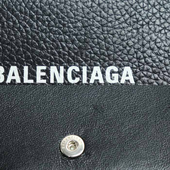 BALENCIAGA バレンシアガ エブリディ カードケース ブラック 645508 メンズ【中古】