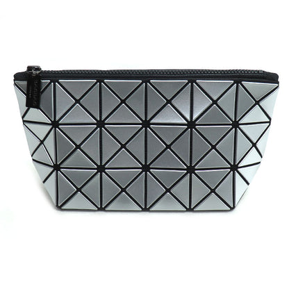 ISSEY MIYAKE イッセイミヤケ BAOBAO PRIZM ポーチ シルバー BB63-AG051 レディース【中古】【美品】