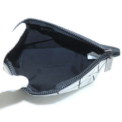 ISSEY MIYAKE イッセイミヤケ BAOBAO PRIZM ポーチ シルバー BB63-AG051 レディース【中古】【美品】