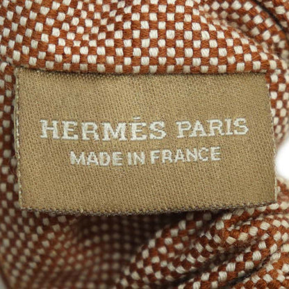 HERMES エルメス コットン ポリウレタン 羊革 クラウディア トワルアッシュ ヘアアクセサリー シュシュ 241029G レディース【中古】