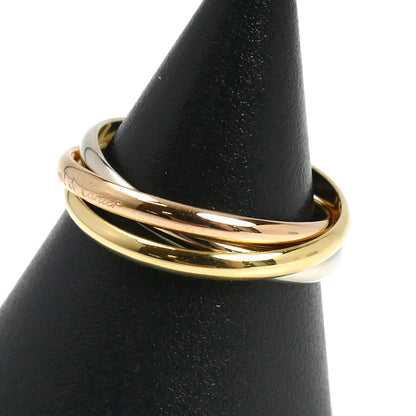 CARTIER カルティエ K18YG/PG/WG トリニティ les must de Cartier リング・指輪 13号 53 3.7g レディース【中古】【美品】