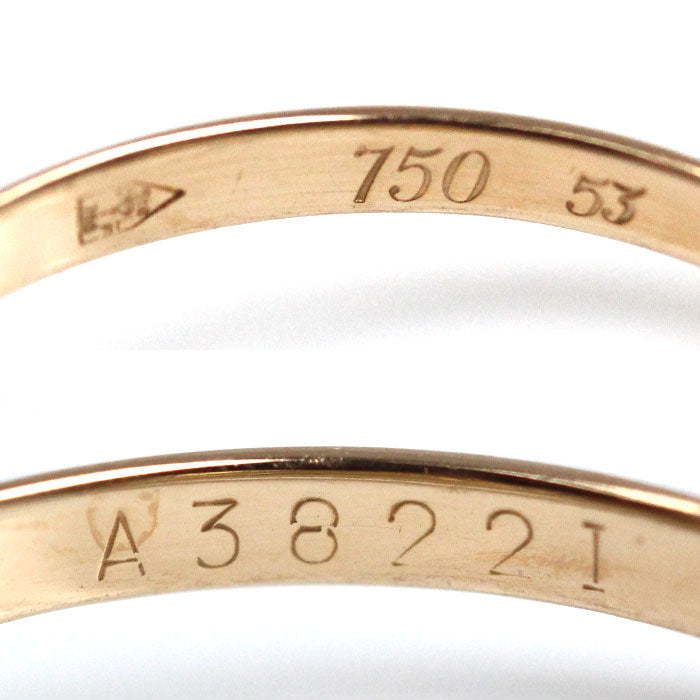 CARTIER カルティエ K18YG/PG/WG トリニティ les must de Cartier リング・指輪 13号 53 3.7g レディース【中古】【美品】