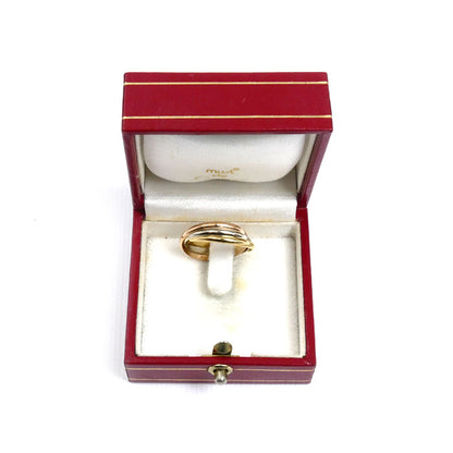 CARTIER カルティエ K18YG/PG/WG トリニティ les must de Cartier リング・指輪 13号 53 3.7g レディース【中古】【美品】