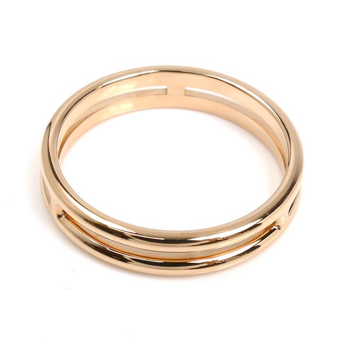 HERMES エルメス K18PG ピンクゴールド アリアンヌ リング・指輪 H119836B 00051 11号 2.7g レディース【中古】【美品】