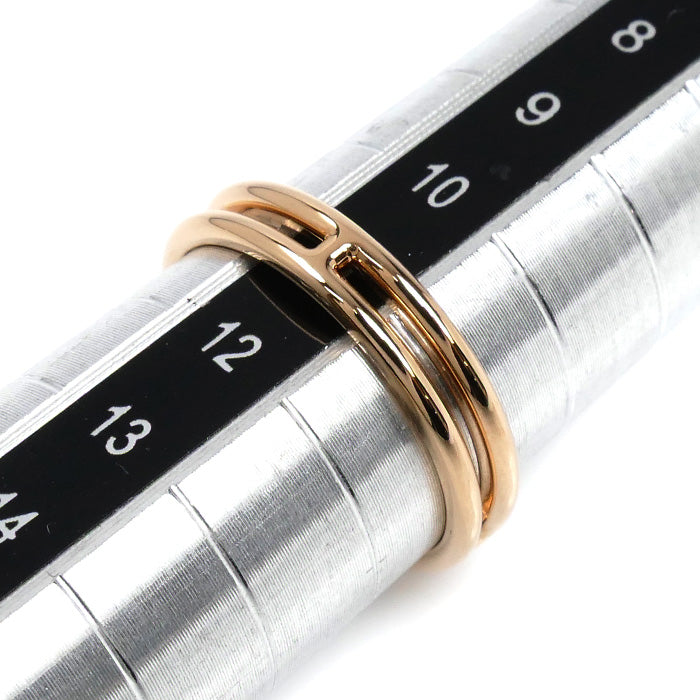 HERMES エルメス K18PG ピンクゴールド アリアンヌ リング・指輪 H119836B 00051 11号 2.7g レディース【中古】【美品】