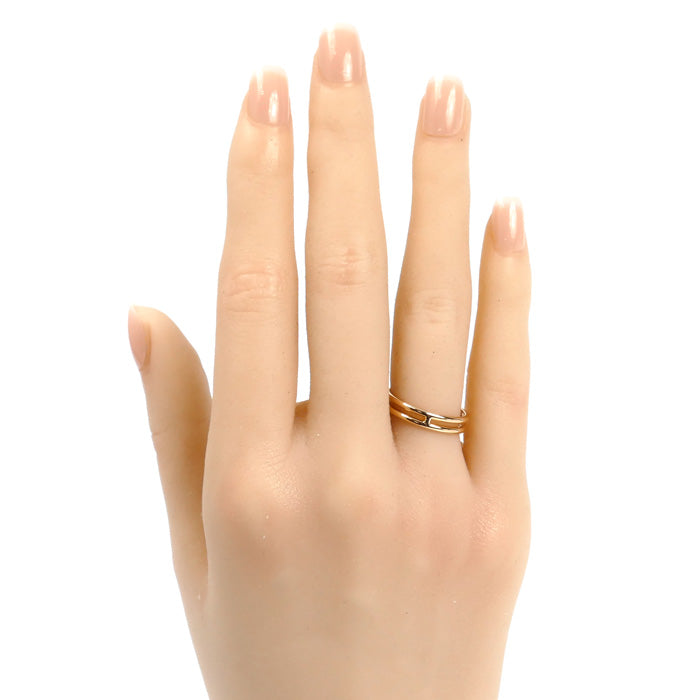 HERMES エルメス K18PG ピンクゴールド アリアンヌ リング・指輪 H119836B 00051 11号 2.7g レディース【中古】【美品】