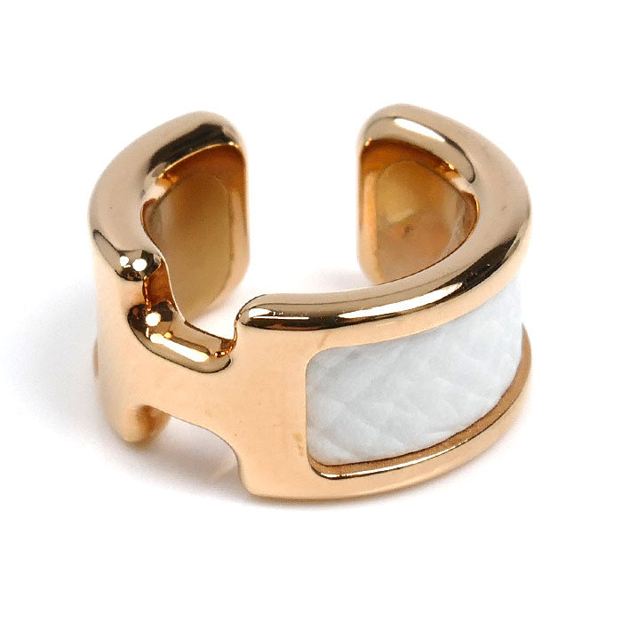 HERMES エルメス ヴォーエプソン イヤーカフ オランプPM イヤリング 010734CD 3.8g レディース【中古】【美品】