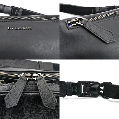 BVLGARI ブルガリ ブルガリ マン ボディバッグ ブラック 291935 メンズ【中古】