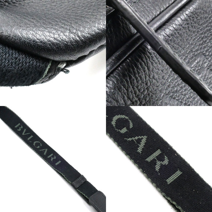 BVLGARI ブルガリ ブルガリ マン ボディバッグ ブラック 291935 メンズ【中古】