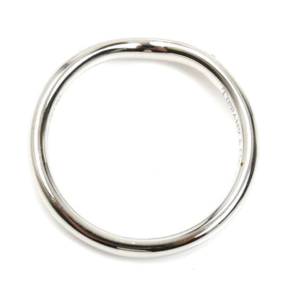 TIFFANY&Co. ティファニー Pt950プラチナ カーブド ダイヤ リング・指輪 60016939 ダイヤモンド 9号 3.4g レディース【中古】【美品】
