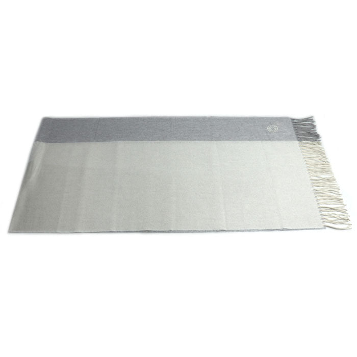 HERMES エルメス サマーブロック マフラー ベージュ ライトグレー ユニセックス【未使用】【買取品】