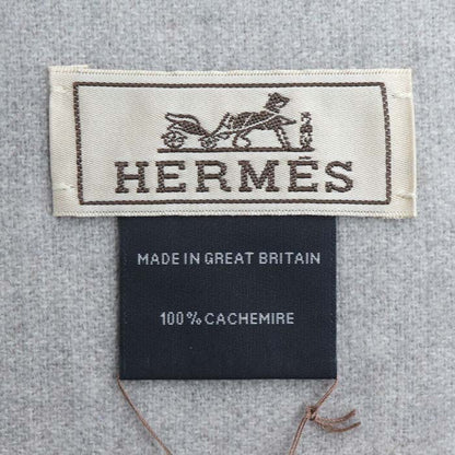 HERMES エルメス サマーブロック マフラー ベージュ ライトグレー ユニセックス【未使用】【買取品】