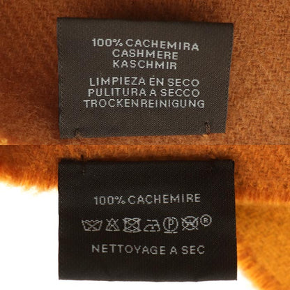 HERMES エルメス マフラー オレンジ イエロー ユニセックス【中古】