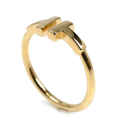 TIFFANY&Co. ティファニー K18YG イエローゴールド Tワイヤー リング・指輪 12号 2.8g レディース【中古】【美品】