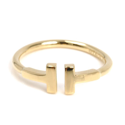 TIFFANY&Co. ティファニー K18YG イエローゴールド Tワイヤー リング・指輪 12号 2.8g レディース【中古】【美品】