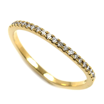 AHKAH アーカー K18YG イエローゴールド ダイヤ リング・指輪 ダイヤモンド0.16ct 13号 1.6g レディース【中古】【美品】