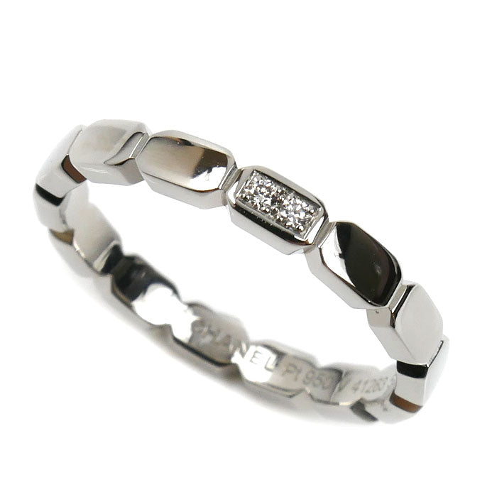 CHANEL シャネル Pt950プラチナ プルミエール プロメス ダイヤ リング・指輪 J4003 ダイヤモンド 10号 50 3.6g レディース【中古】【美品】