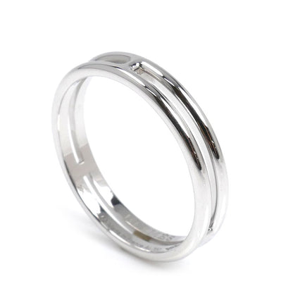 HERMES エルメス K18WG ホワイトゴールド アリアンヌ リング・指輪 H119834B 00055 15号 3.2g レディース【中古】【美品】