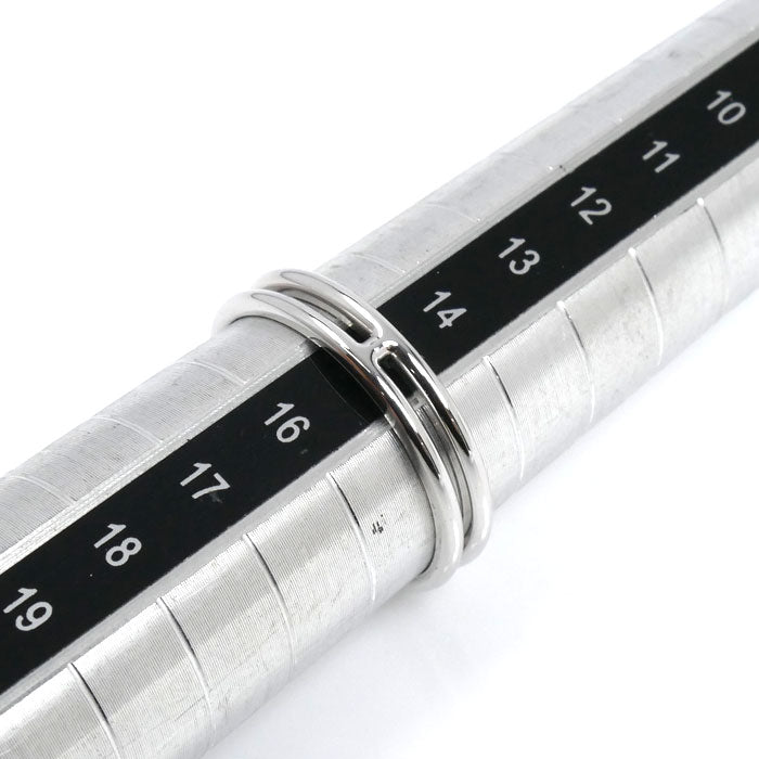 HERMES エルメス K18WG ホワイトゴールド アリアンヌ リング・指輪 H119834B 00055 15号 3.2g レディース【中古】【美品】