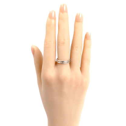 HERMES エルメス K18WG ホワイトゴールド アリアンヌ リング・指輪 H119834B 00055 15号 3.2g レディース【中古】【美品】