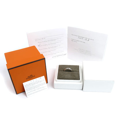 HERMES エルメス K18WG ホワイトゴールド アリアンヌ リング・指輪 H119834B 00055 15号 3.2g レディース【中古】【美品】