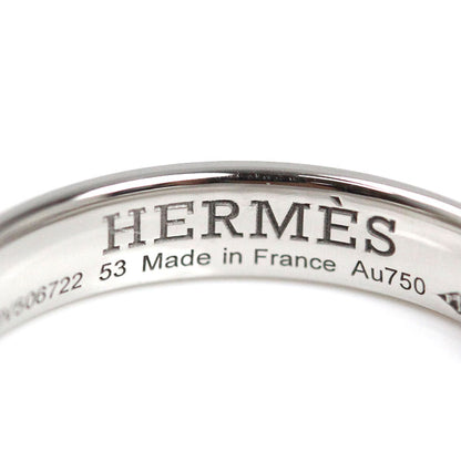 HERMES エルメス K18WG ホワイトゴールド ヘラクレス ダイヤ リング・指輪 H119853B 00053 ダイヤモンド 13号 3.6g レディース【中古】【美品】