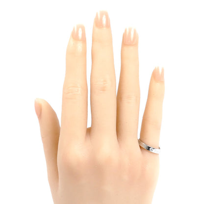TIFFANY&Co. ティファニー Pt950プラチナ フラットバンド 3Pダイヤ リング・指輪 ダイヤモンド 7.5号 5.0g レディース【中古】【美品】