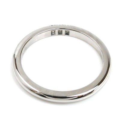 TIFFANY&Co. ティファニー Pt950プラチナ ウェディングバンド 3Pダイヤ リング・指輪 ダイヤモンド 7.5号 3.2g レディース【中古】【美品】