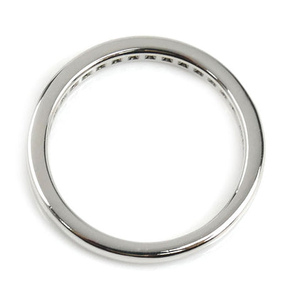 TIFFANY&Co. ティファニー Pt950プラチナ チャネルセッティング ハーフエタニティ リング・指輪 ダイヤモンド 6.5号 2.8g レディース【中古】