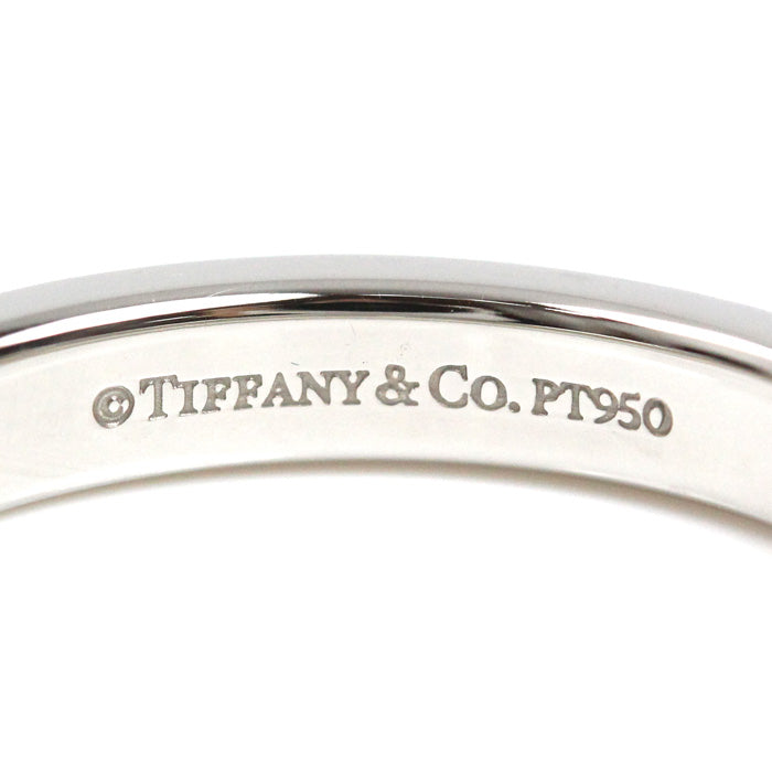 TIFFANY&Co. ティファニー Pt950プラチナ フラットバンド 3Pダイヤ リング・指輪 60001885 ダイヤモンド 14号 5.4g レディース【中古】【美品】