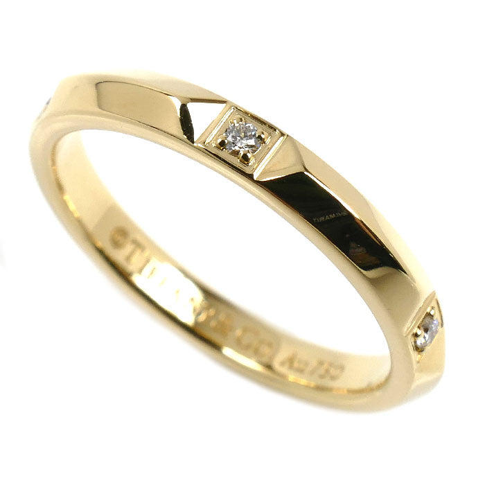 20K&ダイヤ イニシャル『N』リング　ユーズド品12号 20K&ダイヤ イニシャル『N』リング ユーズド品12号