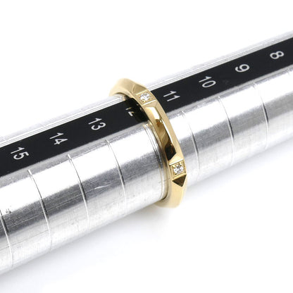 TIFFANY&Co. ティファニー K18YG イエローゴールド トゥルーバンド ダイヤ リング・指輪 ダイヤモンド 11.5号 3.4g レディース【中古】【美品】