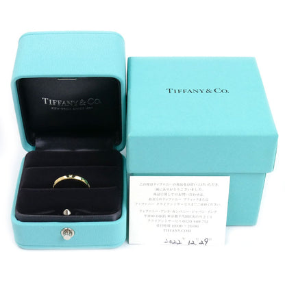 TIFFANY&Co. ティファニー K18YG イエローゴールド トゥルーバンド ダイヤ リング・指輪 ダイヤモンド 11.5号 3.4g レディース【中古】【美品】