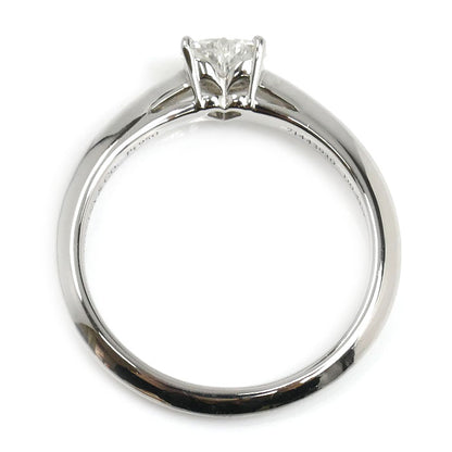 TIFFANY&Co. ティファニー Pt950プラチナ ハートシェイプ ダイヤ リング・指輪 ダイヤモンド0.41ct 11.5号 3.6g レディース【中古】【美品】