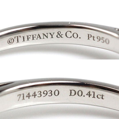 TIFFANY&Co. ティファニー Pt950プラチナ ハートシェイプ ダイヤ リング・指輪 ダイヤモンド0.41ct 11.5号 3.6g レディース【中古】【美品】