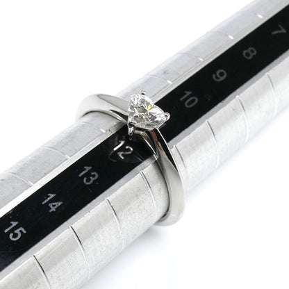TIFFANY&Co. ティファニー Pt950プラチナ ハートシェイプ ダイヤ リング・指輪 ダイヤモンド0.41ct 11.5号 3.6g レディース【中古】【美品】