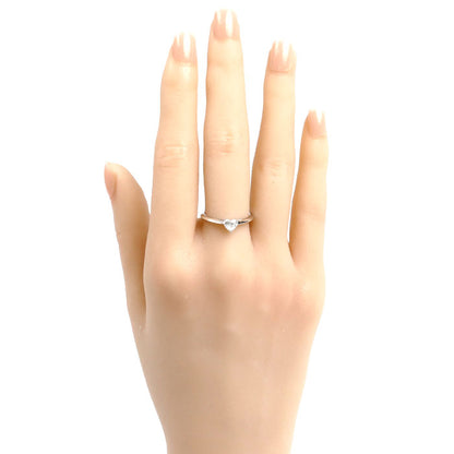 TIFFANY&Co. ティファニー Pt950プラチナ ハートシェイプ ダイヤ リング・指輪 ダイヤモンド0.41ct 11.5号 3.6g レディース【中古】【美品】