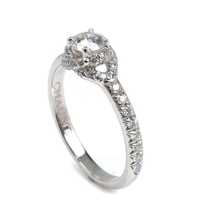 Chaumet ショーメ Pt950プラチナ リアン リング・指輪 ダイヤモンド 10号 3.5g レディース【中古】【美品】