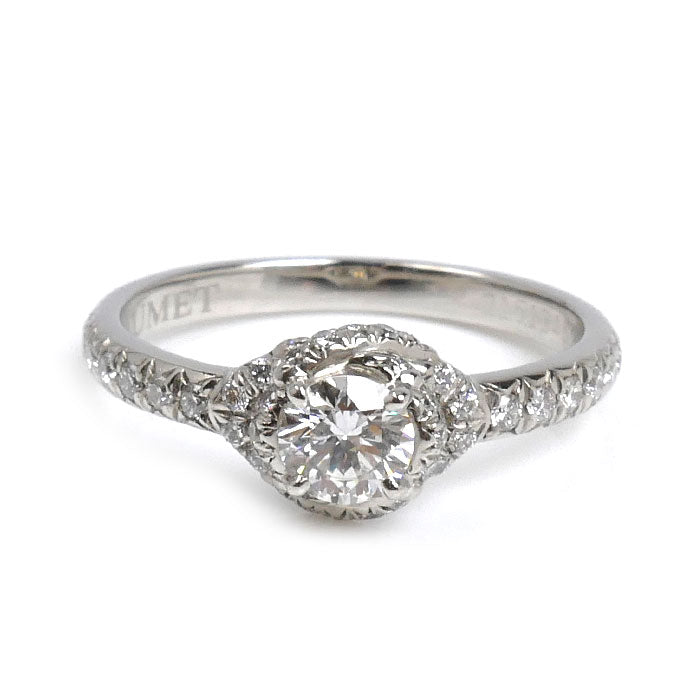 Chaumet ショーメ Pt950プラチナ リアン リング・指輪 ダイヤモンド 10号 3.5g レディース【中古】【美品】